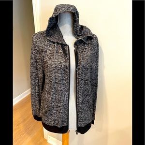 BONGO XL Heathered gray zip light weight hoodie EC